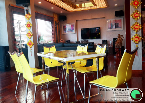 Thi công nội thất biệt thự góc phố nhà anh Thành chị Quỳnh by Doorway phòng ăn góc 02