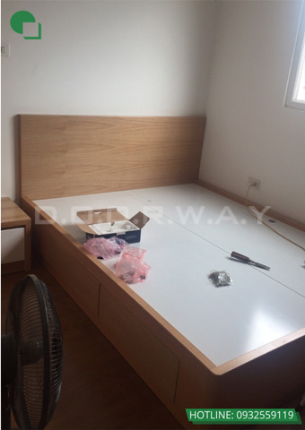 Thi công nội thất chung cư giá rẻ Park Hill 7 tại Hà Nội nhà chị Liên by kiến trúc Doorway góc 01