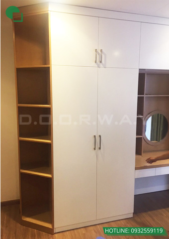 Thi công nội thất chung cư giá rẻ Park Hill 7 tại Hà Nội nhà chị Liên by kiến trúc Doorway góc 05