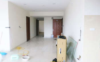 Thiết kế & thi công nội thất chung cư 95m2, chung cư Meco Complex 102 Trường Chinh nhà anh Thắng by kiến trúc Doorway phòng khách, phòng bếp góc 19