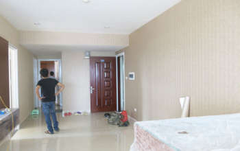 Thiết kế & thi công nội thất chung cư 95m2, chung cư Meco Complex 102 Trường Chinh nhà anh Thắng by kiến trúc Doorway thi công giấy dán tường góc 01