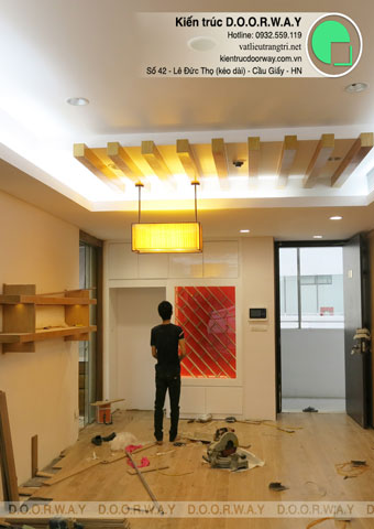 Thiết kế và thi công nội thất chung cư Dolphin Plaza 150m2 nhà anh Tĩnh by kiến trúc Doorway, hoàn thiện thi công phòng ăn góc 07