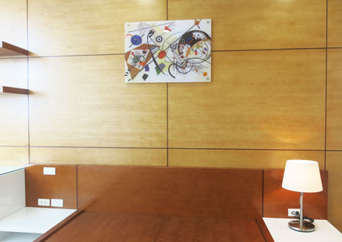 Thiết kế và thi công nội thất chung cư Dolphin Plaza 150m2 nhà anh Tĩnh by kiến trúc Doorway, hoàn thiện thi công phòng đa năng góc 02a