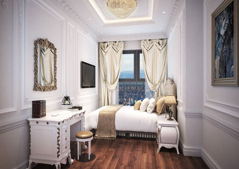 Thiết kế nội thất căn hộ 3 phòng ngủ CT3, CT4 115m2 chung cư Iris Garden, by kiến trúc Doorway st, mẫu phòng ngủ