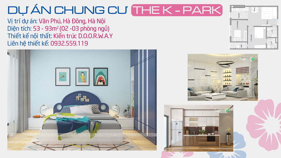 Ảnh tiêu biểu-Xem thiết kế nội thất chung cư The K Park Văn Phú - K1, K2, K3