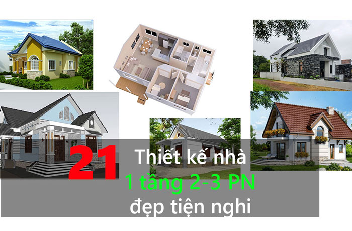 Ảnh tiêu biểu 2 - Những gợi ý thiết kế nhà 1 tầng 80m2 với 2 - 3 phòng ngủ đẹp mà tiện nghi