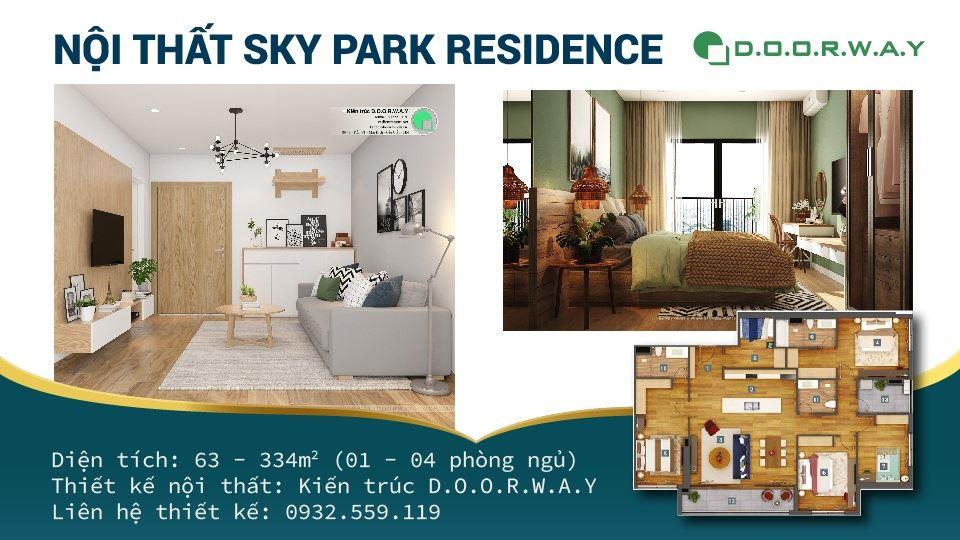 Ảnh tiêu biểu- Khám phá mẫu thiết kế nội thất chung cư Sky Park Residence - Tôn Thất Thuyết