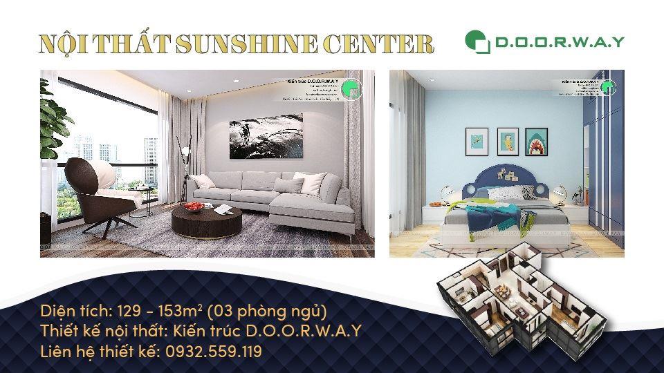 Ảnh tiêu biểu- Gợi ý mẫu nội thất căn 3 phòng ngủ Sunshine Center