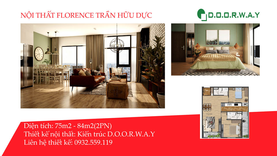 Ảnh tiêu biểu- Ấn tượng với nội thất căn 2 phòng ngủ Florence - 2019