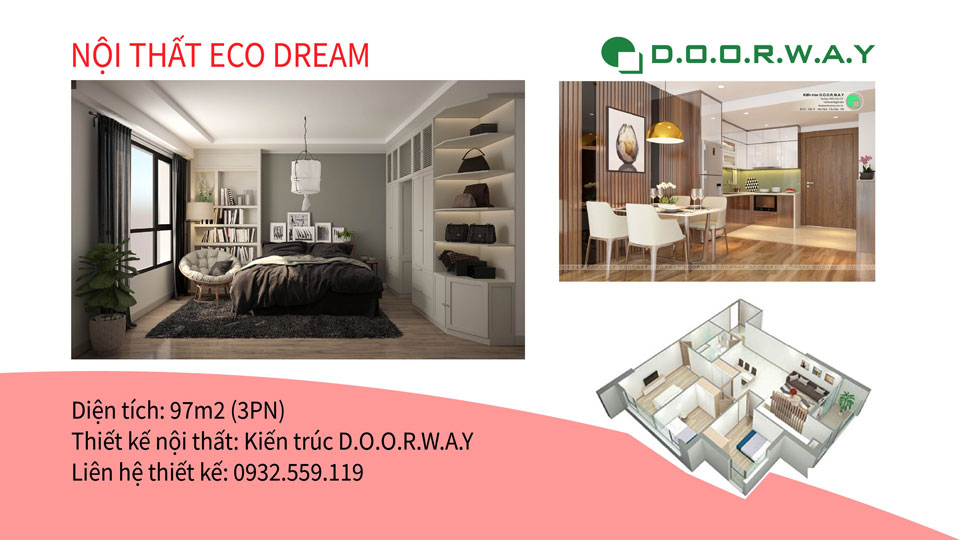 Ảnh tiêu biểu- Hướng dẫn chọn nội thất căn hộ 97m2 Eco Dream - 2019