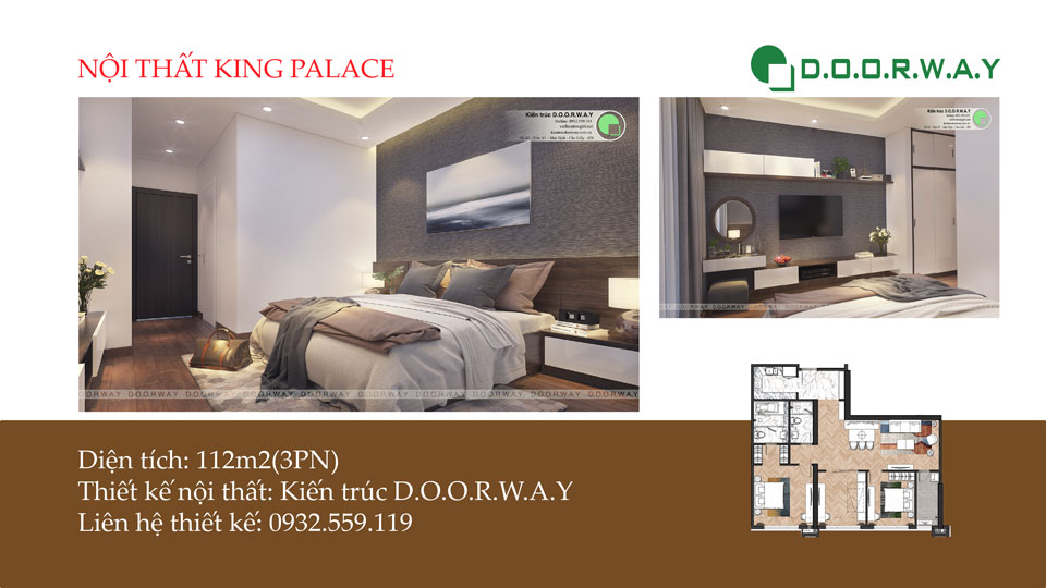 Ảnh tiêu biểu- Ý tưởng bố trí nội thất căn hộ 112m2 King Palace đơn giản dễ dàng