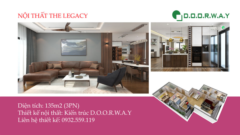 Ảnh tiêu biểu - Khám phá nội thất căn hộ 135m2 The Legacy Thanh Xuân