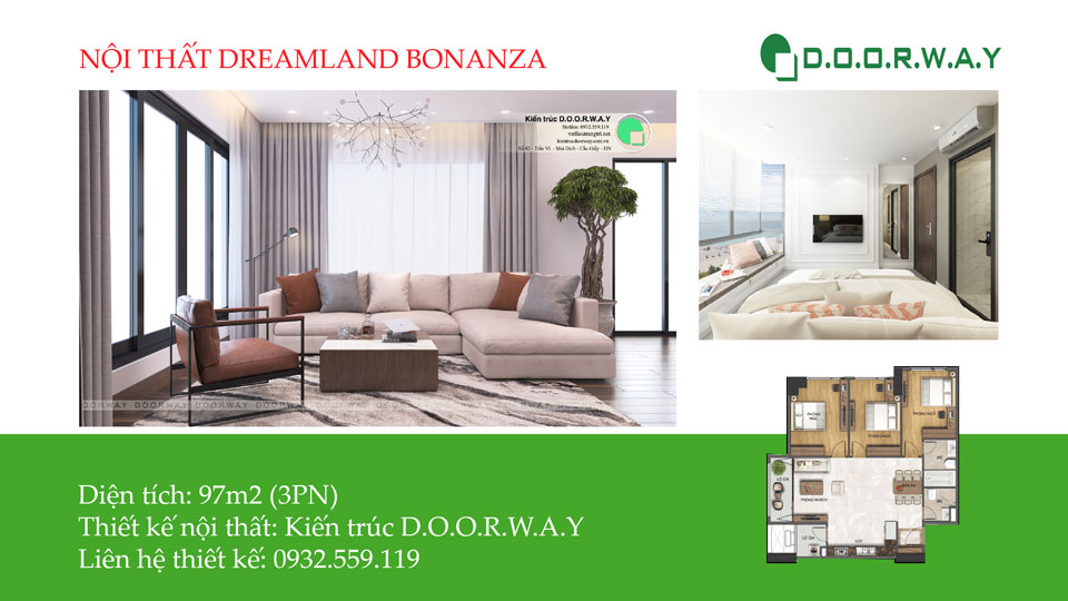 Ảnh tiêu biểu- Full nội thất căn hộ 97m2 Dreamland Bonanza phong cách hiện đại