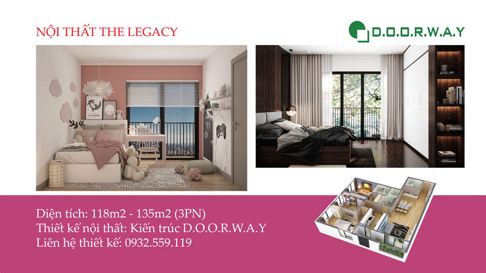 Ảnh tiêu biểu - Gợi ý thiết kế nội thất chung cư The Legacy đẹp ấn tượng