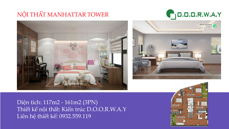 Ảnh tiêu biểu - Thiết kế nội thất chung cư Manhattan Tower | 2020