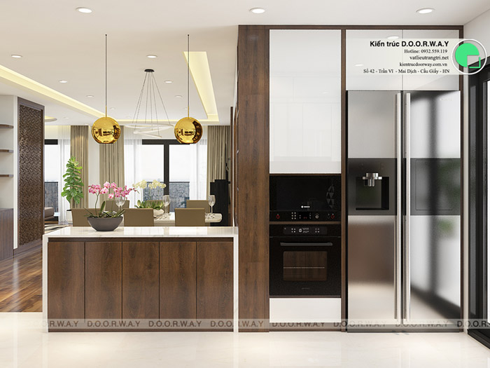 (11)Thiết kế nội thất căn hộ 104m2 Sky Central Định Công