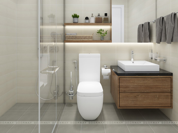 (4)Thiết kế nội thất căn hộ 104m2 Sky Central Định Công