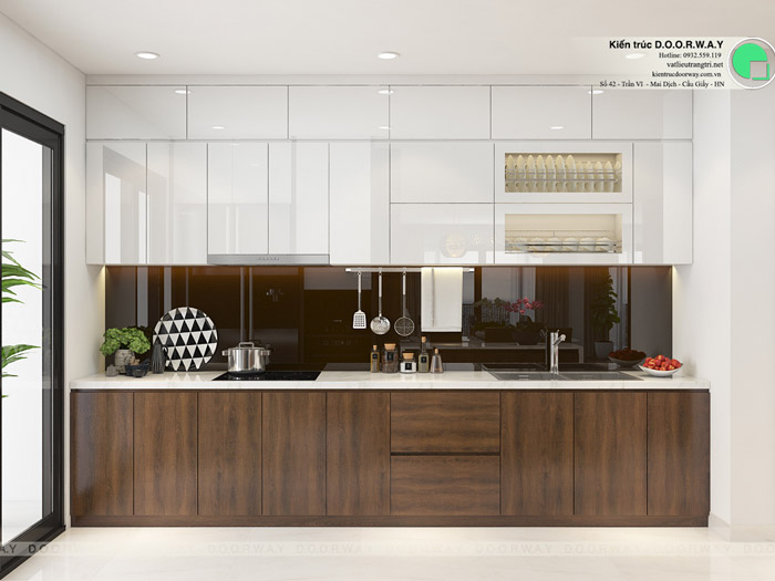 (2)Thiết kế nội thất căn 88m2 Sky Central sang trọng