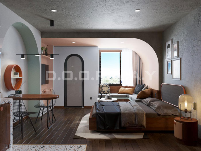 (7)Thiết kế nội thất nhà cho thuê phong cách hiện đại