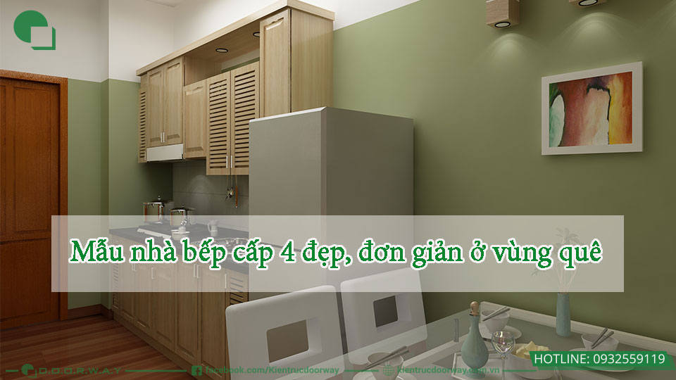 tổng hợp mẫu nhà bếp cấp 4 đẹp