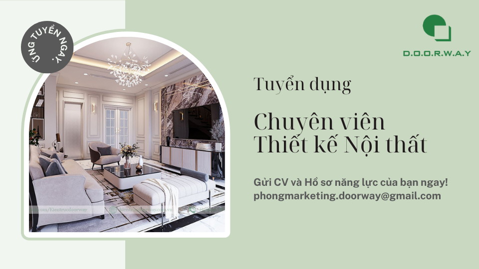 tuyển dụng chuyên viên thiết kế nội thất