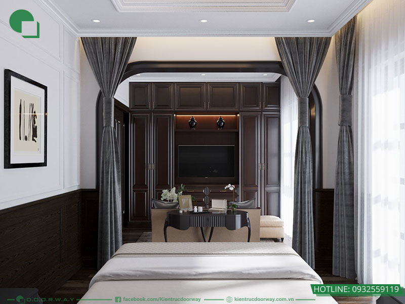 Thiết kế nội thất phòng ngủ Master