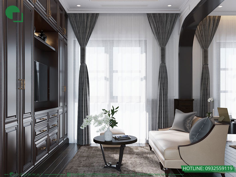 Thiết kế nội thất phòng ngủ Master