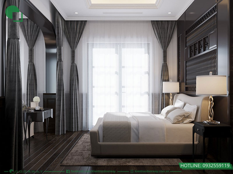 Thiết kế nội thất phòng ngủ Master