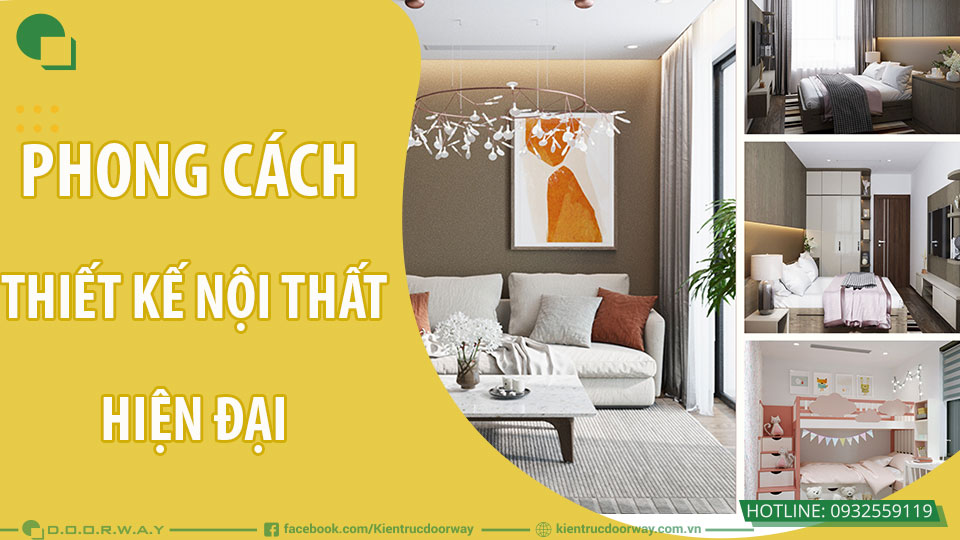 phong cách thiết kế nội thất hiện đại