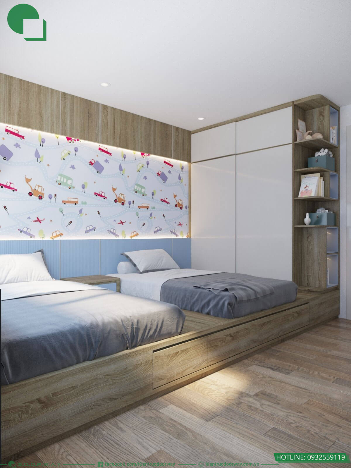 Thiết kế phòng ngủ đẹp cho bé