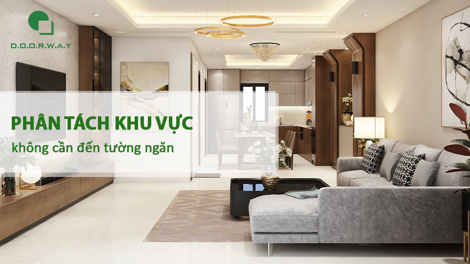 phân tách khu vực cho nhà nhỏ
