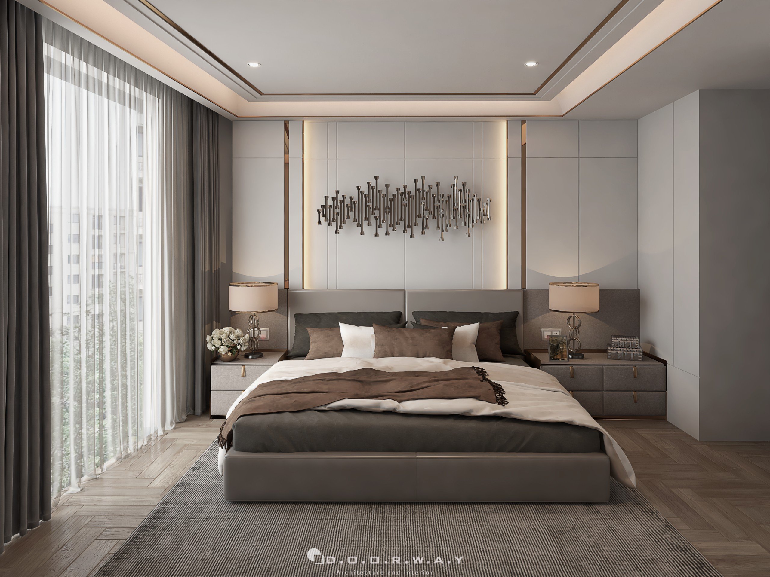 Thiết kế nội thất nhà phố hiện đại tại Trung Hòa