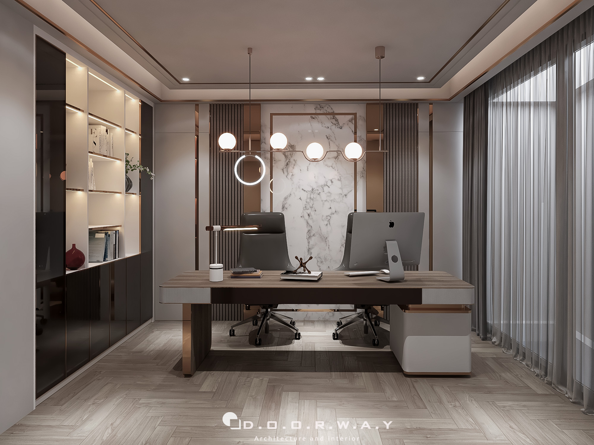 Thiết kế nội thất nhà phố hiện đại tại Trung Hòa