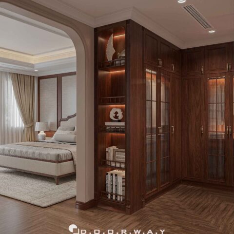 Nội thất biệt thự cổ điển - phòng ngủ