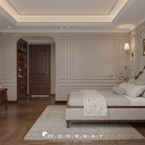 Nội thất biệt thự cổ điển - phòng ngủ