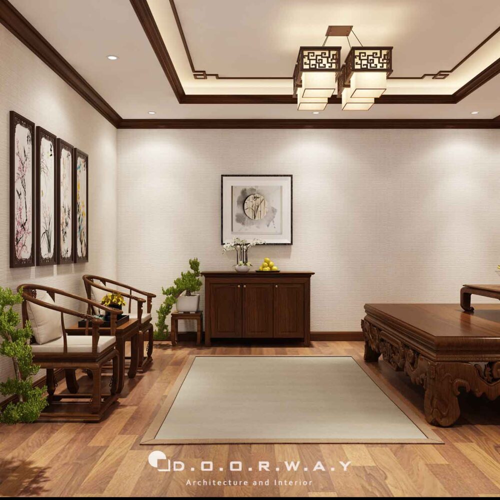 Nội thất biệt thự cổ điển - phòng thờ 1