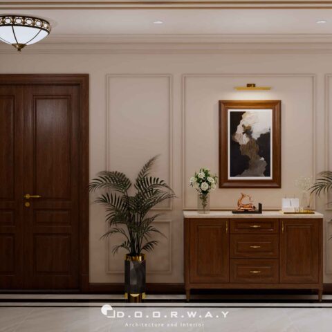 Nội thất biệt thự cổ điển - sảnh t4 (1)