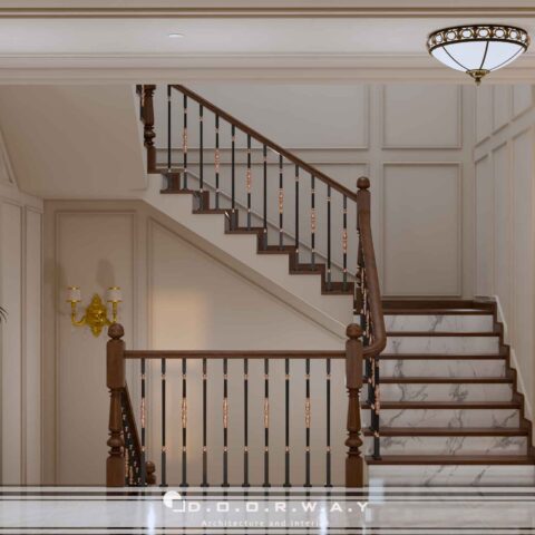 Nội thất biệt thự cổ điển - sảnh t4 (1)