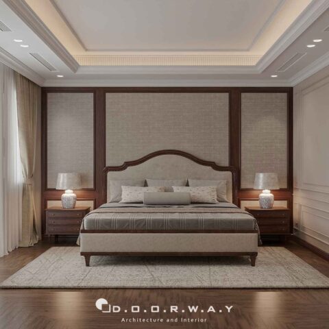 Nội thất biệt thự cổ điển - phòng ngủ